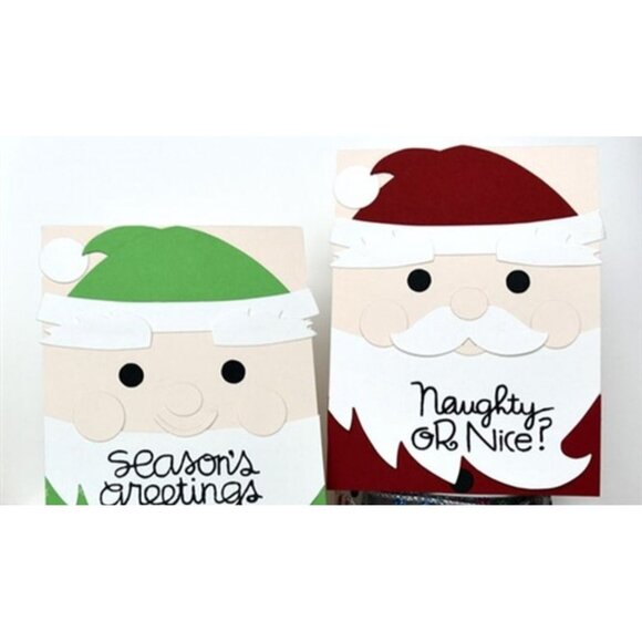 Christmas Holiday Set of 4 Metal Cutting Dies For Crafting & Card Making - Picture 5 of 10